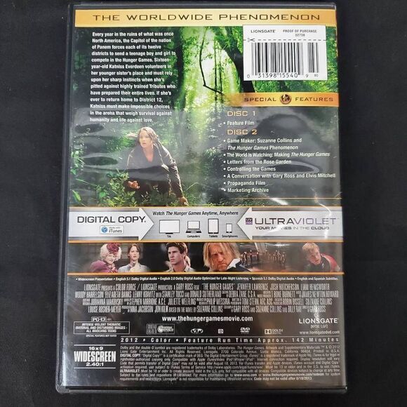 The Hunger Games 2-Disc DVD - Picture 4 of 4